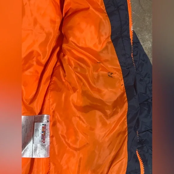 Spyder Orange Lined Jacket with Logo - Picture 7 of 11
